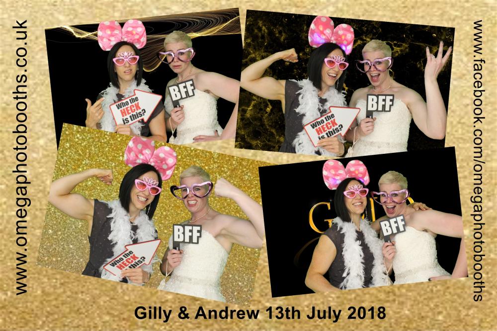 Gilly & Andrew's Wedding | View more photos from the event at gallery.omegaphotobooths.co.uk/u/Omega-Photobooths/Gilly-Andrews-Wedding
